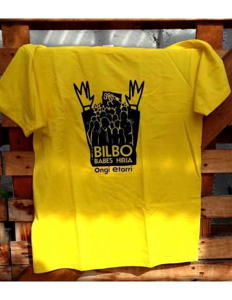Camiseta Bilbo babes hiria. Ongi etorri