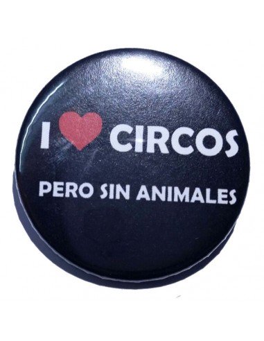 Imán I love circos pero sin animales
