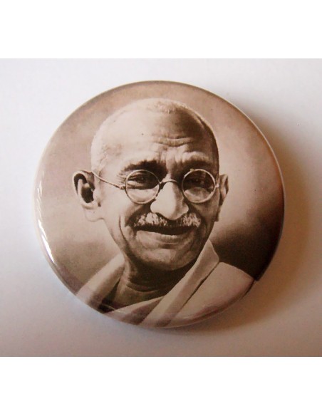 Chapa Gandhi (No violencia)
