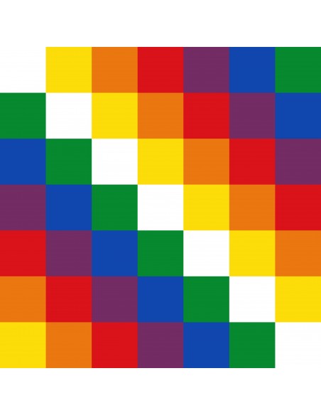 Bandera Wiphala (estampado)