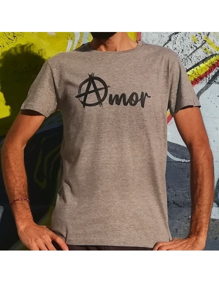 Camiseta Amor con la A anarquista circulada