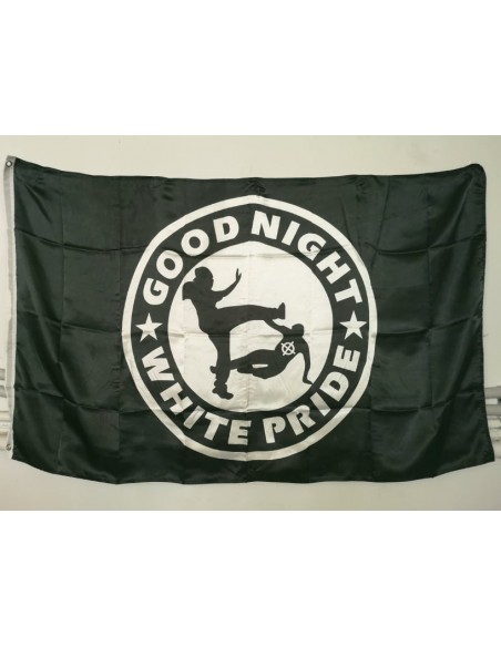 Bandera "Good night White Pride"
