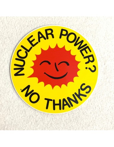 Pegatina Nuclear power? No thanks
