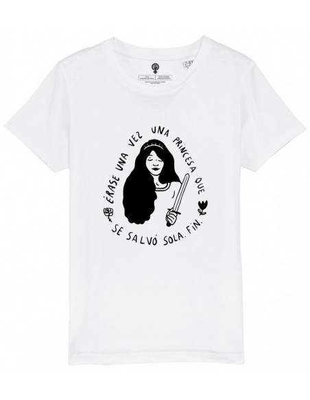 Camiseta feminista para niña
