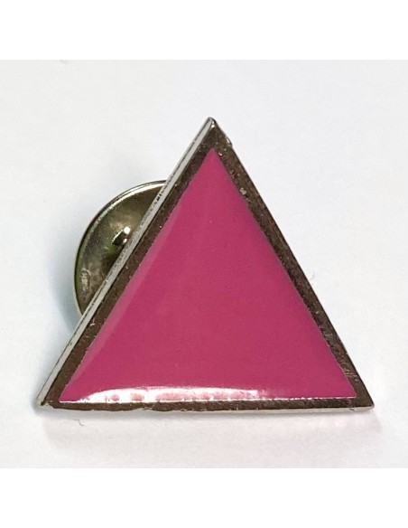 Pin triángulo rosa