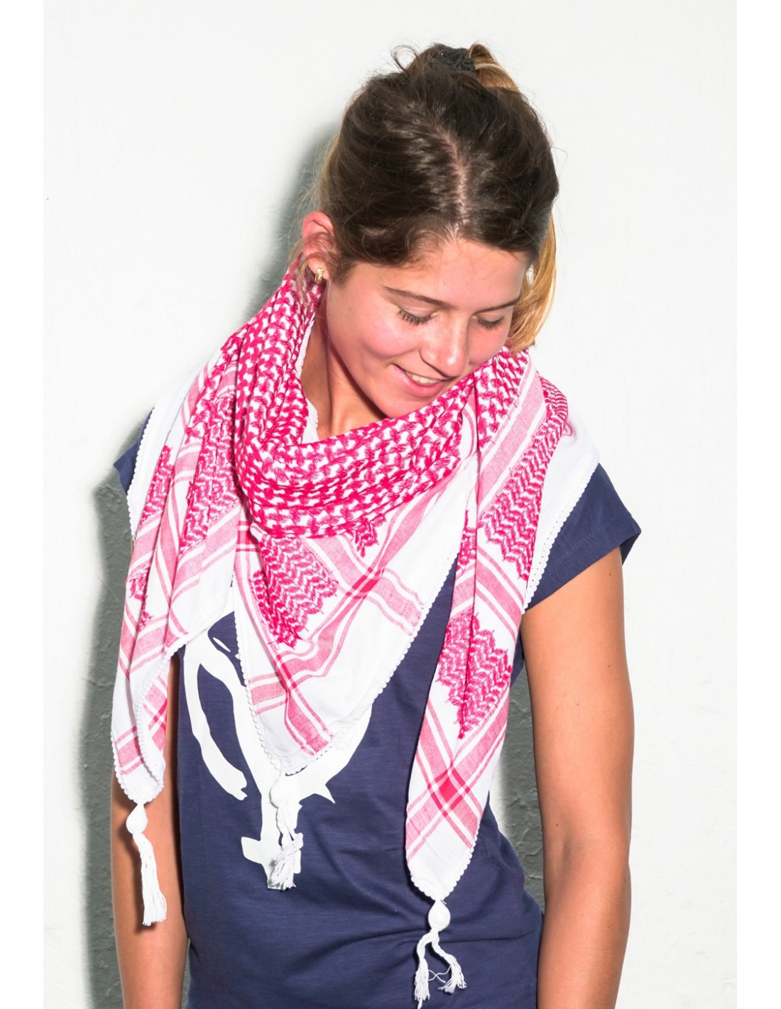 Esplendor espía foso Pañuelo palestino autentico, fabricado en Palestina. Original.